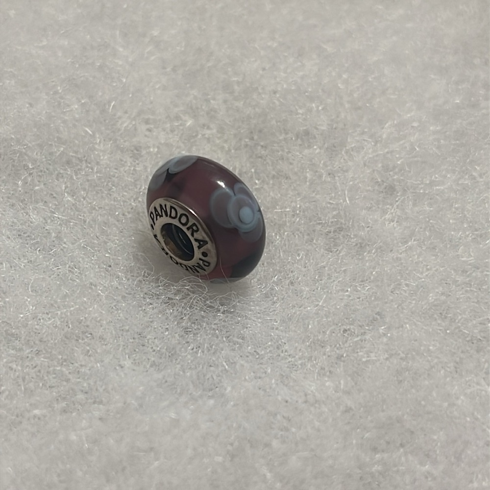 3/$18 Pandora Sterling silver 925 ale Charm floral Bead - Picture 7 of 9
